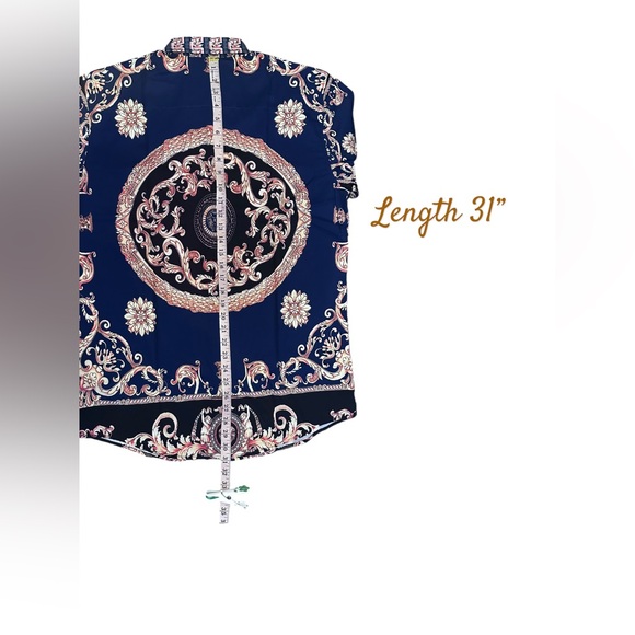 NWOT Luxe Inspired Baroque Scrollwork, Medallions, Regal Lion Motif Print Medium - Picture 9 of 9